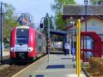 CFL 2213 im Bahnhof Diekirch kurz vor der Abfahrt als IR Diekirch-Luxemburg. 10.04.2014