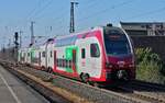 CFL-2303 durchfährt mit dem IC 5106 Düsseldorf - Luxembourg am 02.03.2025 Düsseldorf-Oberbilk
