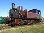 Die  AES 5  Dampflok von  Train 1900  (Rodange - Luxembourg), Gast im  Chemin de Fer à Vapeur des 3 Vallées , Mariembourg, 19/09/2019