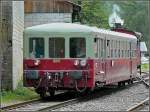 Der  Dcauville  Beiwagen RZ1011 war beim Dampffestival der Museumsbahn  Train 1900  in Fond de Gras im Einsatz auf der Strecke nach  Bois de Rodange  zusammen mit der Cockerill Stehkessellok 503.