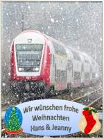 Schnee passt zu Weinachten! Da es aber zur Zeit keinen Schnee in Luxemburg hat, wnschen wir mit diesem Schneeschauerbild vom 24.03.08 den Admins, sowie allen Usern ein schnes Weihnachtsfest.
