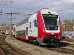 CFL Steuerwagen 50 82 86-70 008-5 am 12.11.05 beim Depot Bern