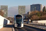 22 900 Passagiere fahren an einem durchschnittlichen Tag mit der Tram, an Spitzentagen sogar 25 800 - Am 11.12.2018 hat ein CAF Urbos von LUXTRAM S.A.