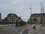 Mit der Einfhrung der Luxemburger Straenbahn wurde auch die Avenue de la Libert und der Place de Paris umgestaltet.