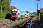 Ein RE der CFL von Troisvierges nach Rodange verlässt Walferdange.