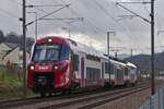 CFL 2421, Coradia, auf der Linie 10 Luxemburg Diekirch unterwegs, aufgenommen nahe Rollingen / Mersch. 03.2026