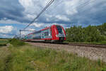 Am 08.06.2020 war 2216 der CFL als RB 6866 von Luxemburg nach P�tange unterwegs. Bei Fentange wurde der Zug auf dem Chip verewigt.