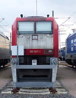 ATLU 185 507-1 am 15.02.2022 am 15.02.2022 in der Lokservicestelle der HPA in Hamburg-Waltershof.
