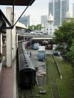 Die Stückgutverladung am alten Bahnhof von Kuala Lumpur passt irgenwie nicht so recht in die sonst so moderne stadt.