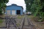 Werkstatthalle des JKNS Depot Tenom am 13.Februar 2025.