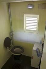 Innenansicht des, im Muzium Sabah in Kota Kinabalu ausgestelltem ehemalige NBR Holzkastenwagen 1.