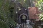 Upper Tunnel Station der KBB (Keretapi Bukit Bendera, allgemein als Penang Hill Railway bekannt) am 18.Februar 2025.
