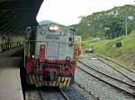 YDM4 6723 am 17.01.2013 mit dem Zug 14 von Singapur-Woodlands nach Tumpat im Norden von Malaysia in Jerantut.