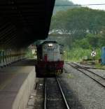 YDM4 6723 am 17.01.2013 mit dem Zug 14 von Singapur-Woodlands nach Tumpat im Norden von Malaysia in Jerantut.