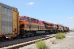 Nachschu� 4659 + 4763 + 4652 + 4668 + 4092 Kansas City Southern Railway de Mexico in Saltillo MX am 12.09.2012.