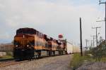 4727 + 4765 + 4743 Kansas City Southern Railway de Mexico in Saltillo MX am 12.09.2012.