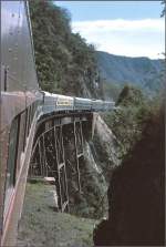 In der Sierra Madre zwischen Guadalajara und Tepic (5 Stunden ohne Halt)befinden sich etliche spektakuläre Viadukte.