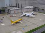 Miniatur Wunderland in Hamburg  Abschnitt Flughafen Knuffingen Airport  am 23.11.2011