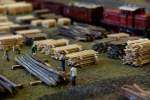 Impression vom Sägewerk Hübel&Platzer, 03.04.2015 (Bahnhofsmodell Tirschenreuth) 