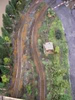 Das Gleis wurde etwas mehr mit Pulverfarben bearbeitet