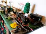 Diorama Spur 0 Antik 1930er/1950er Jahre  PW