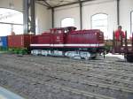 Anllich einer Tagung der ARGE Spur 0, fand in Wismar eine Modellbahn-Ausstellung statt.