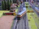 Triebwagen-Verkehr wie zur DRG/DR-Zeiten auf der Spur H0-Anlage des MEC Karow-Lbz, Bw Schwerin 27.09.2009