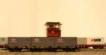 72133 Piko Containertragwagen mit 3 Containern ( SIMSON VEB Fahrzeugwerk Suhl ) DR, Ep.IV ( Sondermodel zur Sommeraktion 2010 ) Exclusivmodell Modellbahnshop Sebnitz  