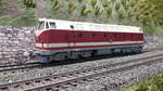 Die Reichsbahn DR in Harrstadt, BR 119 006-5  Modell Brawa 0400 digital