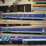 ROCO 64753 HO Schlafwagen T2S der FS, Italienischen Staatseisenbahnen in  TRENO NOTTE  Ausführung