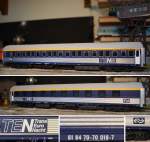 Heris 12093 Schlafwagen Typ P der NS mit TEN Schild Wagen-Nr.: 61 84 70-70 018-7