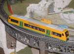 Auch als H0-Modell gibt es den RegioShuttle VT 36 der Oberpfalzbahn von BEMO, Artikel-Nr.