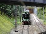 Schnellzuglokomotive BR 18 201  DR  auf der Modellbahn-Anlage des MEC Rostock, 27.12.2009