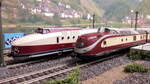 Hier ein gemeinsames Bild der Luxustriebzüge DB und DR , VT 11.5 und VT 18.16,  Erklärungen zu beiden Zügen sind explizit in meine Einzelvorstellungen der Züge zu finden .