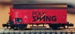 Werbewagen  PolySwing ( AR 4411-11 )von Arnold fr einen Dsseldorfer Modellbahn Hndler hergestellt 