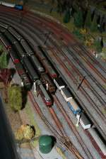 Bahnhof Scharfenberg vor dem Umbau, Natrlich sind Namen und Gleisanlagen fiktiv.