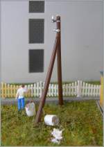 Wie gut war der Farbkessel schon fast leer...