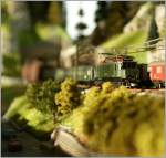 Die Mrklin mini-Club DB 144 014-8 auf meiner  Z -Anlage.