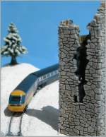 Schnee in Micro-Britannien.