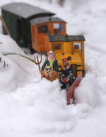 Blick auf den Schneepflug.