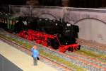 Dampflok 62 002 von Spur 1, KM1 beim Gangelter Modellbahntreff am 29.11.2014