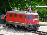 Dampfbahn Aaretal Mnsingen - SBB  Re 4/4 11156 unterwegs am 29.08.2010
