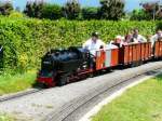 Swiss Vapeur Parc / Bouveret - Modell einer Dampflok der DB unterwegs auf dem Areal von Swiss Vapeur Parc am 23.06.2012