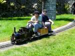 Swiss Vapeur Parc / Bouveret - Modell einer Dampflok der Berner Oberlandbahnen unterwegs auf dem Areal von Swiss Vapeur Parc am 23.06.2012