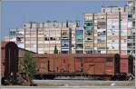 Von Rostfrass abgestellte Güterwagen in Podgorica werden hingegen von den Sprayern als zu wenig attraktiv empfunden.