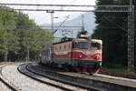 Lok 461-041 f�hrt mit Zug R 6103 Bijelo Polje - Bar in Kolasin ein, 10.09.2026