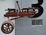 Dieses um 1890 bei der Sheffield Car Company (Three Rivers, Michigan, USA) gebaute dreir�drige  Velocipede  genannte Schienenfahrzeug wurde mit Muskelkraft angetrieben.