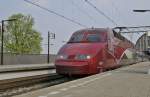 Thalys PBA 4534 nach Paris hier in Amsterdam CS am 22.04 2011.