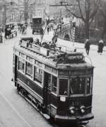 NZH A313 mit tramlinie 1 von Haarlem nach Heemstede, archiv von mein vater ..