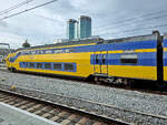 Hier zu sehen der Steuerwagen des elektrischen Triebzuges 8789, welcher Anfang September 2026 am Hauptbahnhof Utrecht auf die Weiterfahrt wartete.